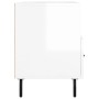 Glossy white plywood TV cabinet 80x36x50 cm by vidaXL, TV Furniture - Ref: Foro24-828990, Price: 52,15 €, Discount: %