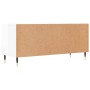 Mueble de TV madera contrachapada blanco brillo 100x34,5x44,5cm de vidaXL, Muebles TV - Ref: Foro24-831230, Precio: 77,40 €, ...