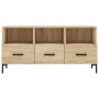 Mueble de TV madera de ingeniería roble Sonoma 102x36x50 cm de vidaXL, Muebles TV - Ref: Foro24-829039, Precio: 79,99 €, Desc...