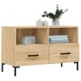 Smoked oak plywood TV cabinet 80x36x50 cm by vidaXL, TV Furniture - Ref: Foro24-828975, Price: 64,80 €, Discount: %