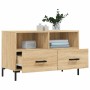 Smoked oak plywood TV cabinet 80x36x50 cm by vidaXL, TV Furniture - Ref: Foro24-828975, Price: 64,80 €, Discount: %