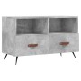 Mueble para TV madera contrachapada gris hormigón 80x36x50 cm de vidaXL, Muebles TV - Ref: Foro24-828944, Precio: 49,99 €, De...