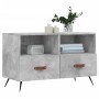 Mueble para TV madera contrachapada gris hormigón 80x36x50 cm de vidaXL, Muebles TV - Ref: Foro24-828944, Precio: 49,99 €, De...