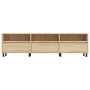 Mueble de TV madera contrachapada roble Sonoma 150x30x44,5 cm de vidaXL, Muebles TV - Ref: Foro24-831303, Precio: 92,70 €, De...