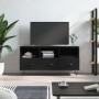 Mueble de TV madera de ingeniería negro 102x36x50 cm de vidaXL, Muebles TV - Ref: Foro24-829029, Precio: 77,02 €, Descuento: %