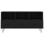 Black engineered wood TV cabinet 102x36x50 cm by vidaXL, TV Furniture - Ref: Foro24-829029, Price: 76,92 €, Discount: %