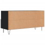 Black engineered wood TV cabinet 102x36x50 cm by vidaXL, TV Furniture - Ref: Foro24-829029, Price: 76,92 €, Discount: %