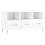 Hochglanzweißer TV-Schrank aus Sperrholz, 102 x 36 x 50 cm von vidaXL, TV-Möbel - Ref: Foro24-829022, Preis: 82,75 €, Rabatt: %