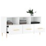 Hochglanzweißer TV-Schrank aus Sperrholz, 102 x 36 x 50 cm von vidaXL, TV-Möbel - Ref: Foro24-829022, Preis: 82,75 €, Rabatt: %