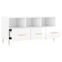 Hochglanzweißer TV-Schrank aus Sperrholz, 102 x 36 x 50 cm von vidaXL, TV-Möbel - Ref: Foro24-829022, Preis: 82,75 €, Rabatt: %