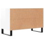 Glossy white plywood TV cabinet 80x36x50 cm by vidaXL, TV Furniture - Ref: Foro24-828998, Price: 60,99 €, Discount: %