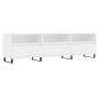 Weißer TV-Schrank aus Sperrholz, 150 x 30 x 44,5 cm von vidaXL, TV-Möbel - Ref: Foro24-831300, Preis: 110,92 €, Rabatt: %