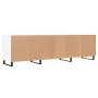 Weißer TV-Schrank aus Sperrholz, 150 x 30 x 44,5 cm von vidaXL, TV-Möbel - Ref: Foro24-831300, Preis: 110,92 €, Rabatt: %