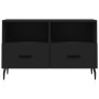 Black plywood TV cabinet 80x36x50 cm by vidaXL, TV Furniture - Ref: Foro24-828989, Price: 65,09 €, Discount: %