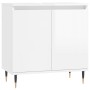 Glossy white engineered wood bathroom cabinet 58x33x60 cm by vidaXL, bathroom vanities - Ref: Foro24-831574, Price: 51,98 €, ...