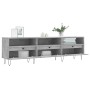 Mueble de TV madera contrachapada gris hormigón 150x30x44,5 cm de vidaXL, Muebles TV - Ref: Foro24-831280, Precio: 80,27 €, D...