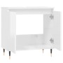 Glossy white engineered wood bathroom cabinet 58x33x60 cm by vidaXL, bathroom vanities - Ref: Foro24-831574, Price: 51,98 €, ...