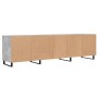 Mueble de TV madera contrachapada gris hormigón 150x30x44,5 cm de vidaXL, Muebles TV - Ref: Foro24-831304, Precio: 92,70 €, D...