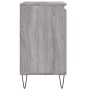 Sonoma gray engineered wood bathroom cabinet 58x33x60 cm by vidaXL, bathroom vanities - Ref: Foro24-831586, Price: 46,17 €, D...