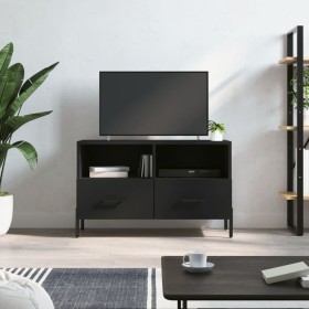 Mueble para TV madera contrachapada negro 80x36x50 cm de vidaXL, Muebles TV - Ref: Foro24-828981, Precio: 70,99 €, Descuento: %