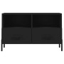 TV stand made of black plywood, 80x36x50 cm by vidaXL, TV Furniture - Ref: Foro24-828981, Price: 68,92 €, Discount: %