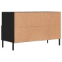 TV stand made of black plywood, 80x36x50 cm by vidaXL, TV Furniture - Ref: Foro24-828981, Price: 68,92 €, Discount: %