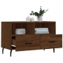 TV stand made of brown oak plywood, measuring 80x36x50 cm. by vidaXL, TV Furniture - Ref: Foro24-828995, Price: 66,44 €, Disc...