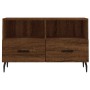 TV stand made of brown oak plywood, measuring 80x36x50 cm. by vidaXL, TV Furniture - Ref: Foro24-828995, Price: 66,44 €, Disc...