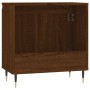 Armario de baño madera de ingeniería marrón roble 58x33x60 cm de vidaXL, Tocadores de baño - Ref: Foro24-831579, Precio: 47,4...