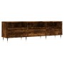 Smoked oak plywood TV cabinet 150x30x44.5 cm by vidaXL, TV Furniture - Ref: Foro24-831265, Price: 82,73 €, Discount: %