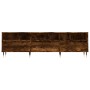 Smoked oak plywood TV cabinet 150x30x44.5 cm by vidaXL, TV Furniture - Ref: Foro24-831265, Price: 82,73 €, Discount: %