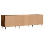 Smoked oak plywood TV cabinet 150x30x44.5 cm by vidaXL, TV Furniture - Ref: Foro24-831265, Price: 82,73 €, Discount: %