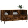 Engineered wood TV stand in smoked oak, 102x36x50 cm. by vidaXL, TV Furniture - Ref: Foro24-829009, Price: 75,99 €, Discount: %