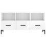 Hochglanzweißer TV-Schrank aus Sperrholz, 102 x 36 x 50 cm von vidaXL, TV-Möbel - Ref: Foro24-829038, Preis: 64,99 €, Rabatt: %