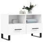 White plywood TV cabinet 80x36x50 cm by vidaXL, TV Furniture - Ref: Foro24-828996, Price: 67,29 €, Discount: %