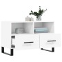 Weißer TV-Schrank aus Sperrholz, 80 x 36 x 50 cm von vidaXL, TV-Möbel - Ref: Foro24-828996, Preis: 67,29 €, Rabatt: %