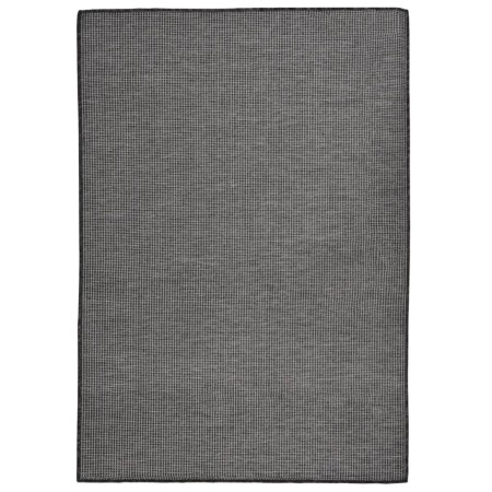 Alfombra de exterior de tejido plano gris 140x200 cm de vidaXL, Alfombras - Ref: Foro24-340776, Precio: 58,99 €, Descuento: %