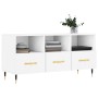 Mueble de TV madera de ingeniería blanco 102x36x50 cm de vidaXL, Muebles TV - Ref: Foro24-829012, Precio: 63,27 €, Descuento: %