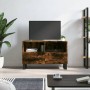 Smoked oak plywood TV cabinet 80x36x50 cm by vidaXL, TV Furniture - Ref: Foro24-829001, Price: 49,26 €, Discount: %