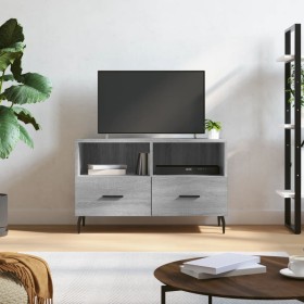 Mueble de TV madera de ingeniería gris Sonoma 80x36x50 cm de vidaXL, Muebles TV - Ref: Foro24-828994, Precio: 49,99 €, Descue...