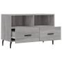 Sonoma gray engineered wood TV cabinet 80x36x50 cm by vidaXL, TV Furniture - Ref: Foro24-828994, Price: 49,13 €, Discount: %