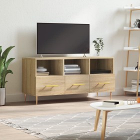 TV stand made of engineered wood in Sonoma oak, 102x36x50 cm. by vidaXL, TV Furniture - Ref: Foro24-829023, Price: 62,38 €, D...