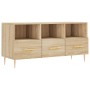 Mueble de TV madera de ingeniería roble Sonoma 102x36x50 cm de vidaXL, Muebles TV - Ref: Foro24-829023, Precio: 62,38 €, Desc...