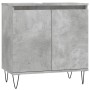 Betongrauer Badezimmerschrank aus Holzwerkstoff, 58 x 33 x 60 cm von vidaXL, Badezimmerwaschtische - Ref: Foro24-831584, Prei...