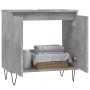 Concrete gray engineered wood bathroom cabinet 58x33x60 cm by vidaXL, bathroom vanities - Ref: Foro24-831584, Price: 52,20 €,...