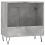 Armario de baño madera de ingeniería gris hormigón 58x33x60 cm de vidaXL, Tocadores de baño - Ref: Foro24-831584, Precio: 52,...