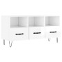 Glossy white plywood TV cabinet 102x36x50 cm by vidaXL, TV Furniture - Ref: Foro24-829030, Price: 60,16 €, Discount: %