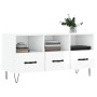 Glossy white plywood TV cabinet 102x36x50 cm by vidaXL, TV Furniture - Ref: Foro24-829030, Price: 60,16 €, Discount: %