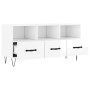 Glossy white plywood TV cabinet 102x36x50 cm by vidaXL, TV Furniture - Ref: Foro24-829030, Price: 60,16 €, Discount: %