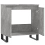 Concrete gray engineered wood bathroom cabinet 58x33x60 cm by vidaXL, bathroom vanities - Ref: Foro24-831592, Price: 53,53 €,...